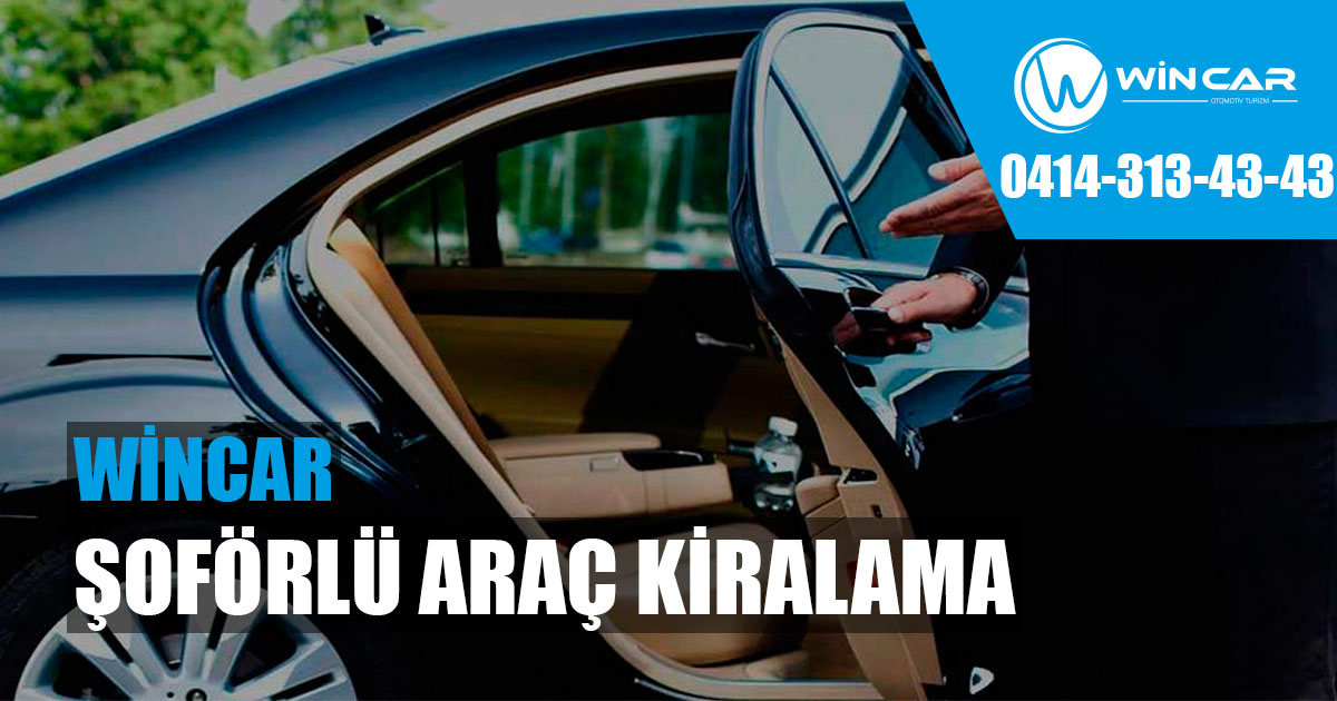 Şoförlü Araç Kiralama Akçakale